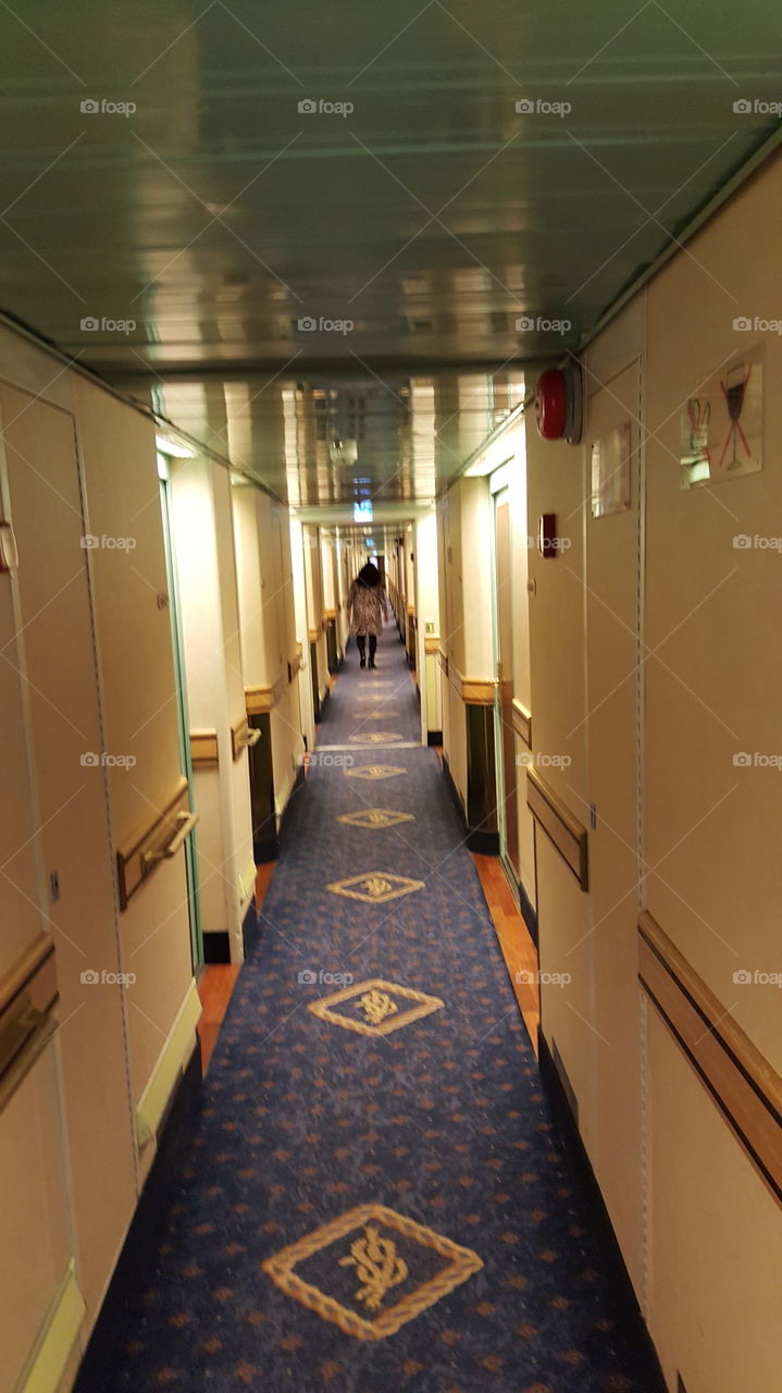 Corridor on MS Cinderella
