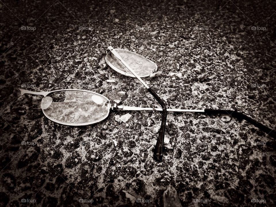 Broken glasses