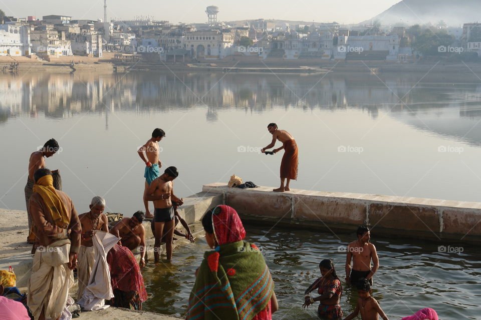 Pushkar Lake, Rajasthan, Western India