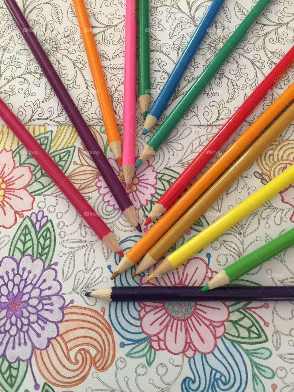 Coloring pencils