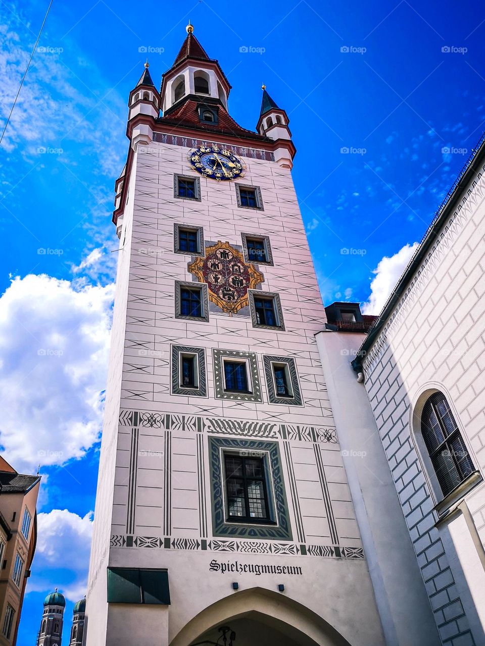 Munich’s Toy Museum, the Spielzeugmuseum, building.