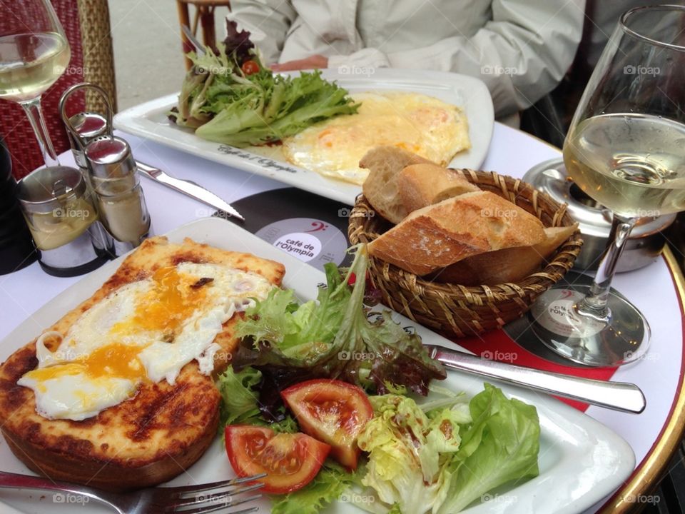 Egg Sandwich in Paris