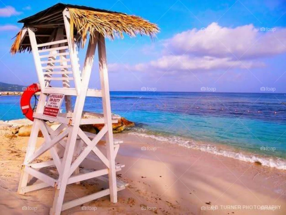 Lifeguard Stand Montego Bay, Jamaica