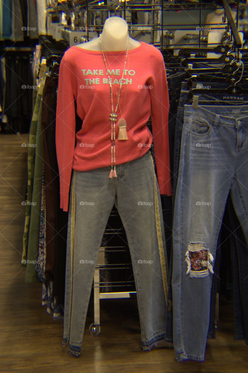 Women's Outfit on Display