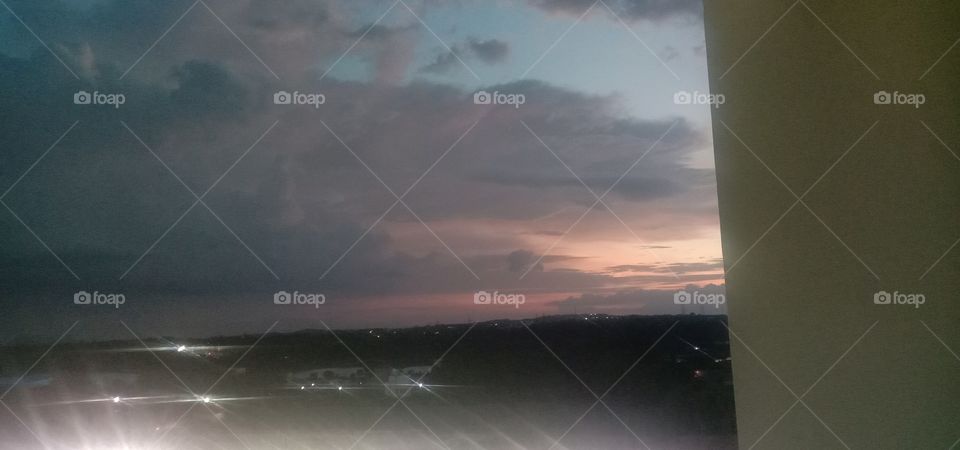 red and black sky 🖤❤️