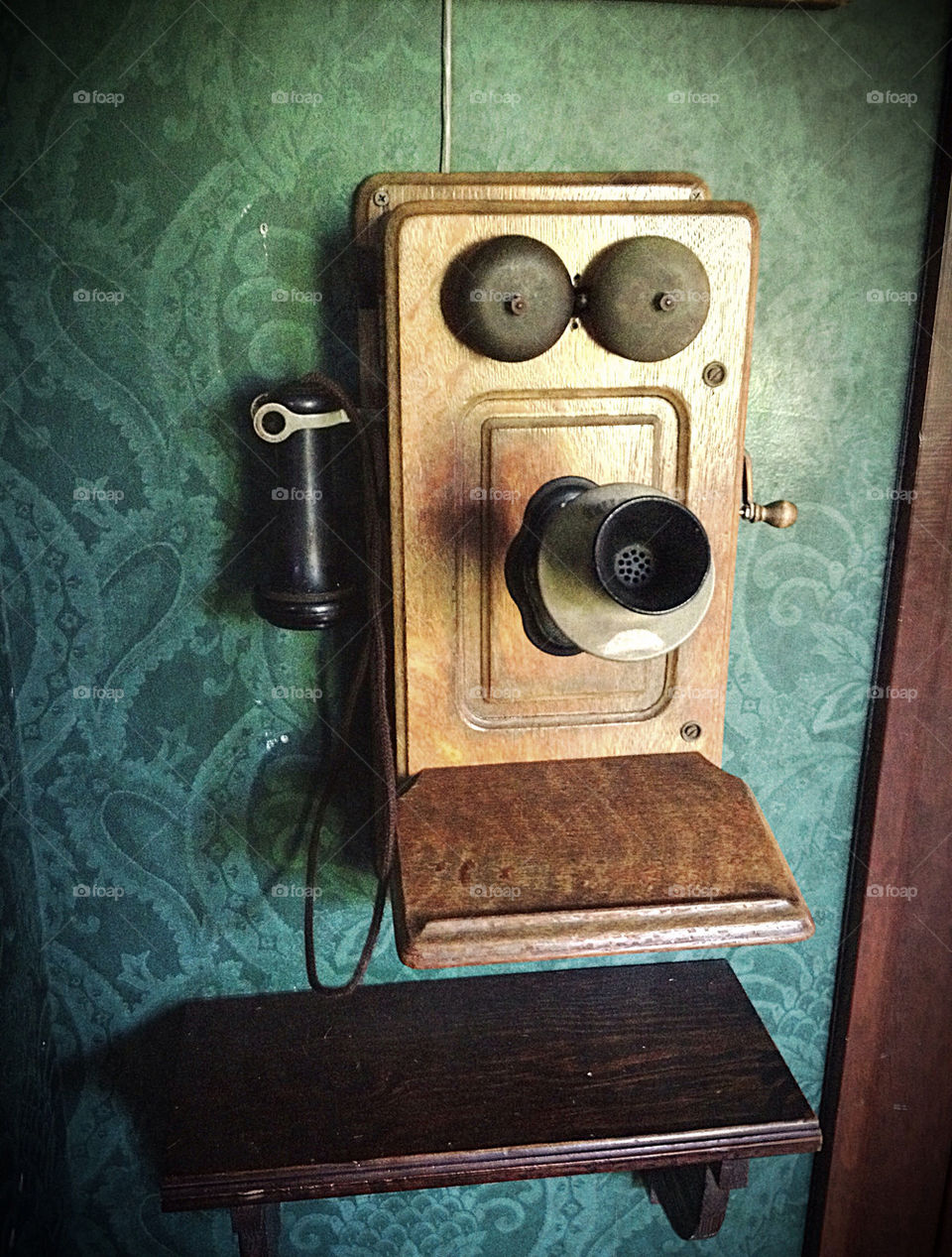 old antique phone farmhouse by mrpicasso2