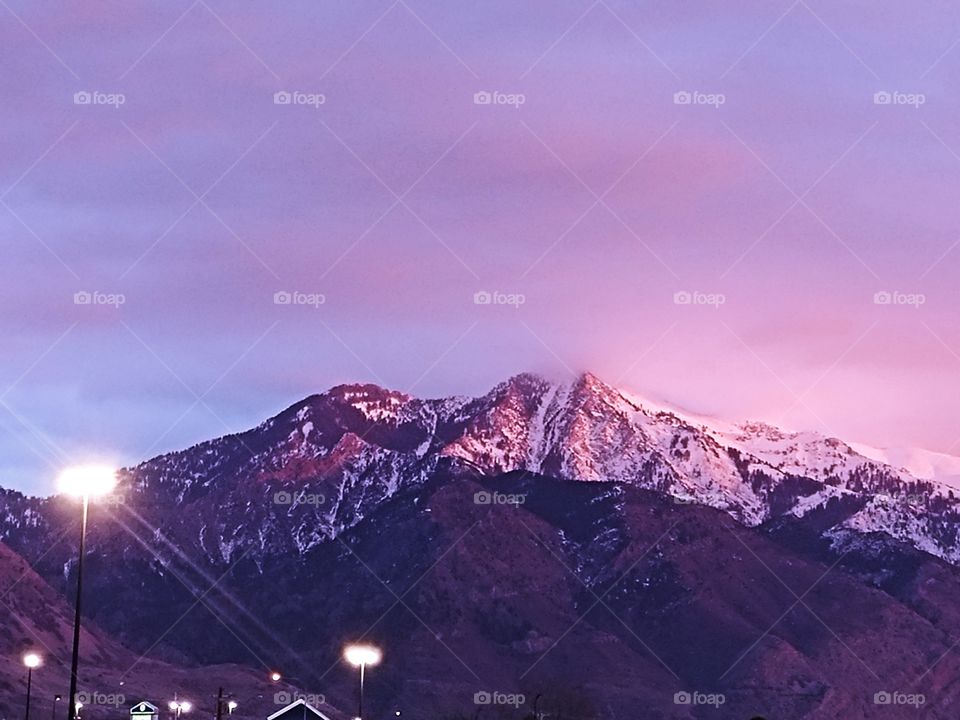 Utah Sunset & Mountains