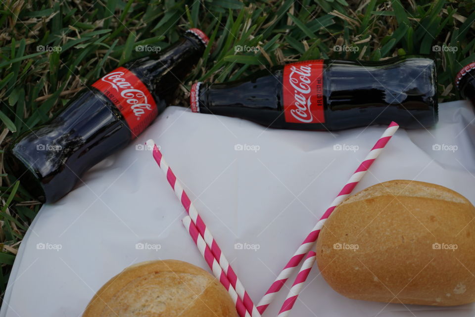 Bread and coke