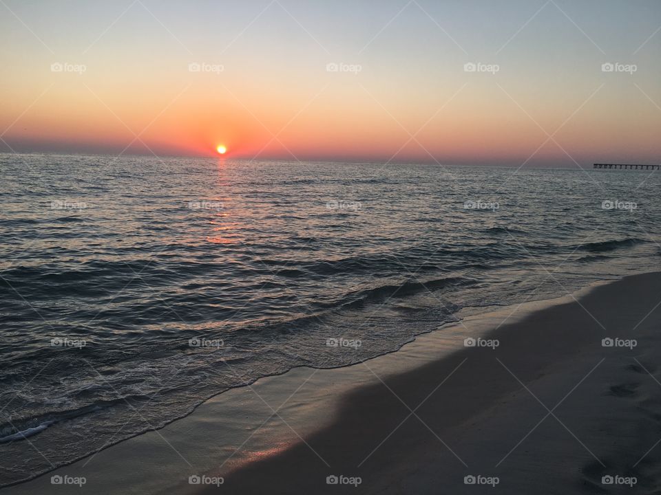 Sunset on the gulf
