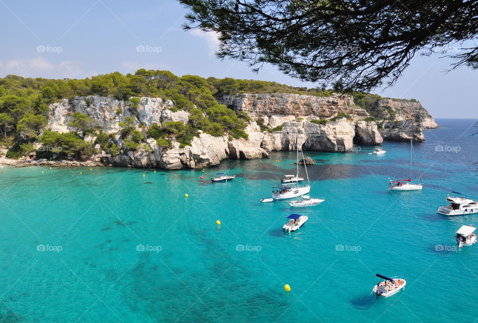 Balearic island -macarela harbor