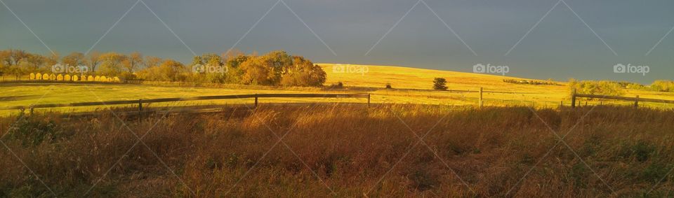 prairie sunset