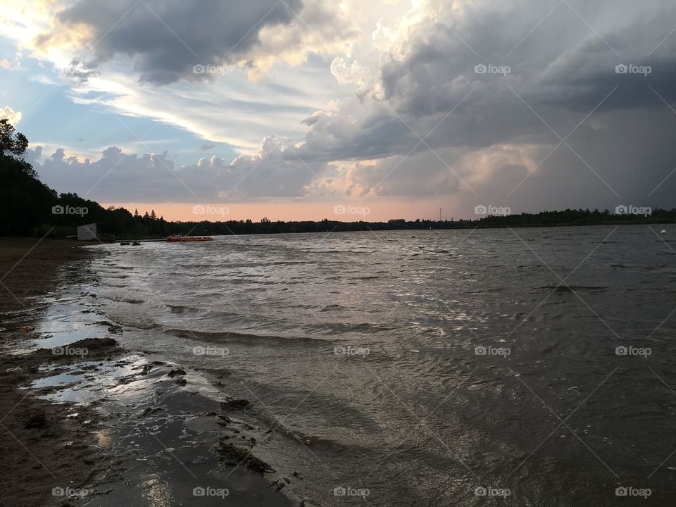 Sunset, Water, Beach, Dawn, Landscape