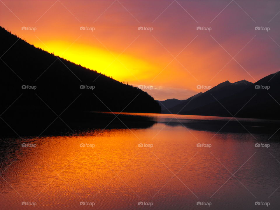 Isaac Lake Sunset.
