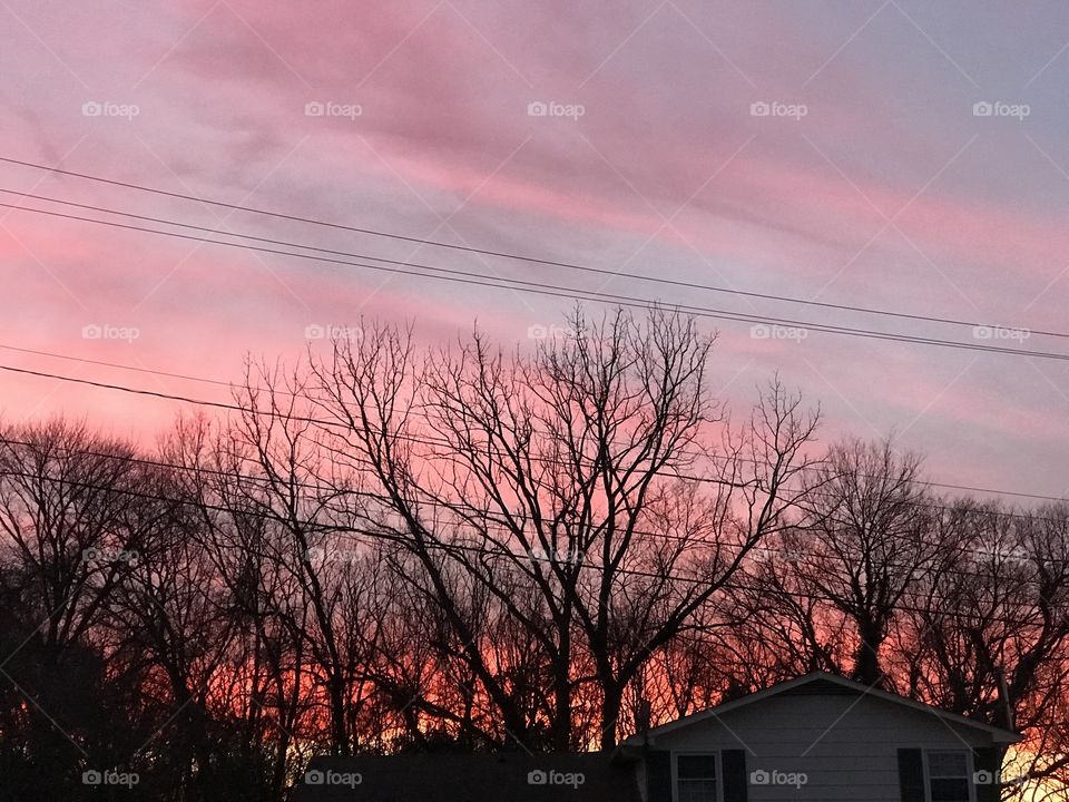 Christmas Eve Sunset 