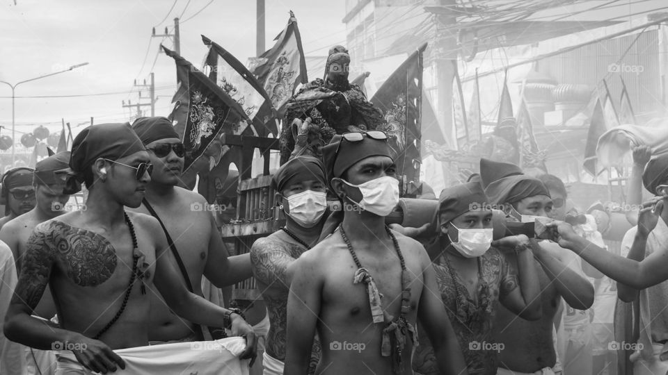 Vegetarian Festival in Phuket Thailand 