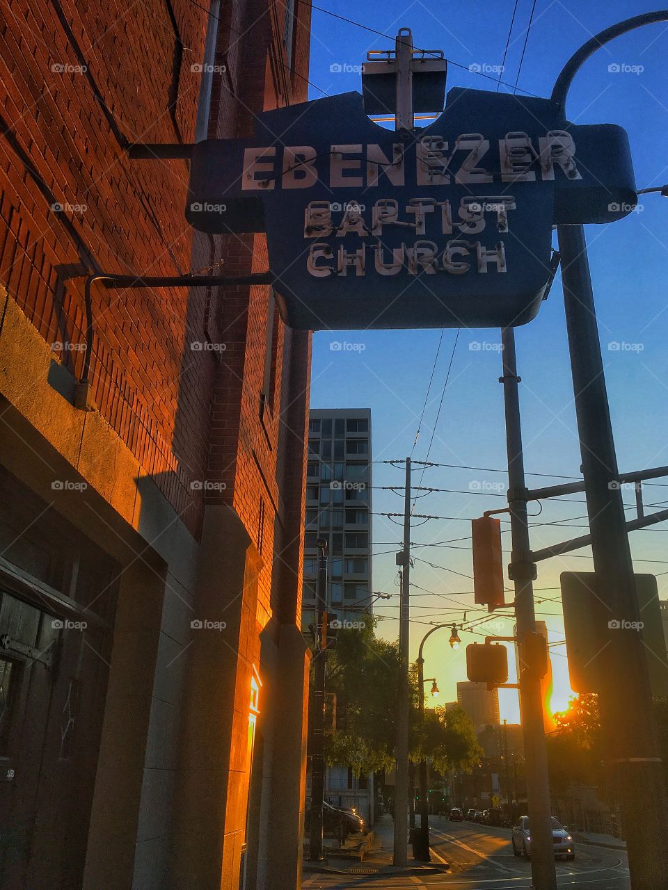 Ebenezer church where MLK Jr preached