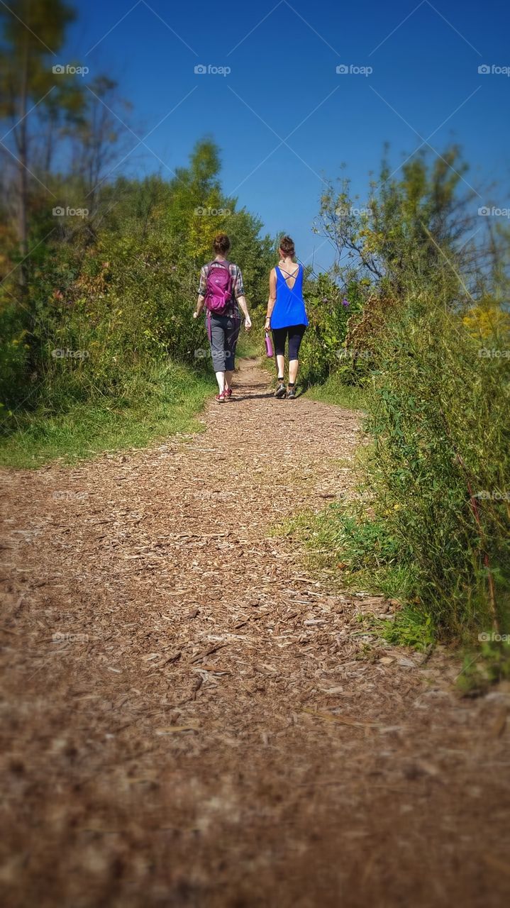 Friends Hiking