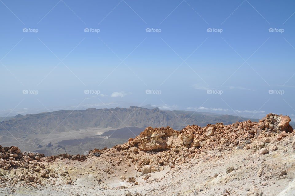 Volcano Teide Tenerife island 