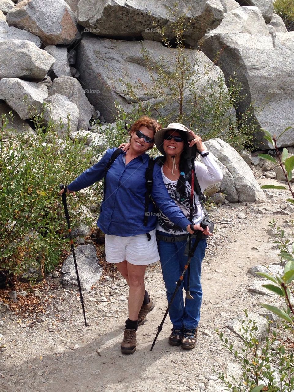 Hiking with friends