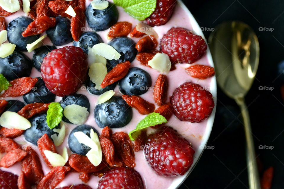 Fresh fruit smoothie