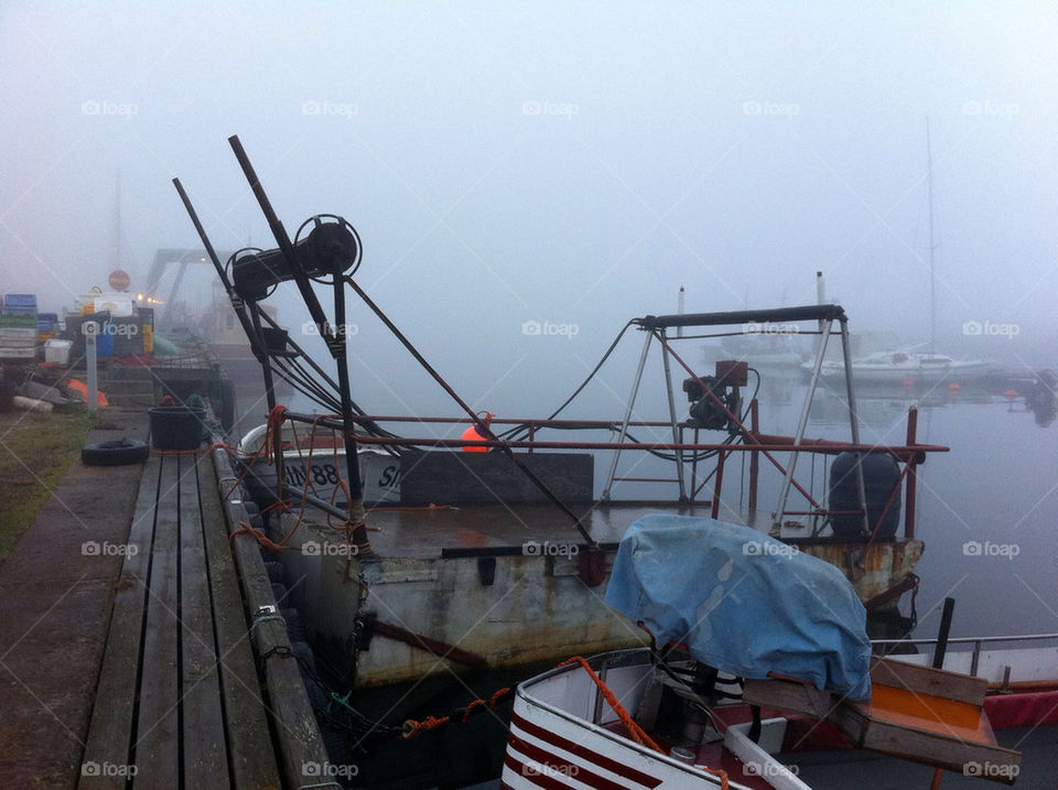 sweden fog harbour hamn by ebbaunlimited
