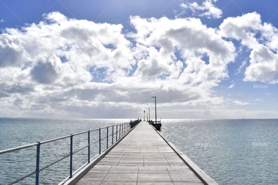 Walking along the Rosebud Jetty