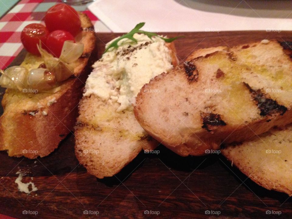 Italian bread appetizer