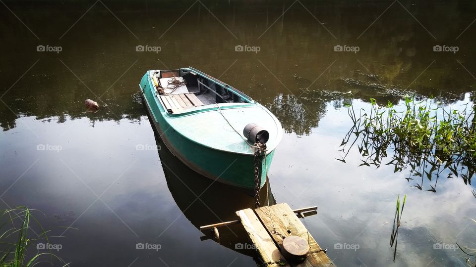 Boat, water, river, rowboat