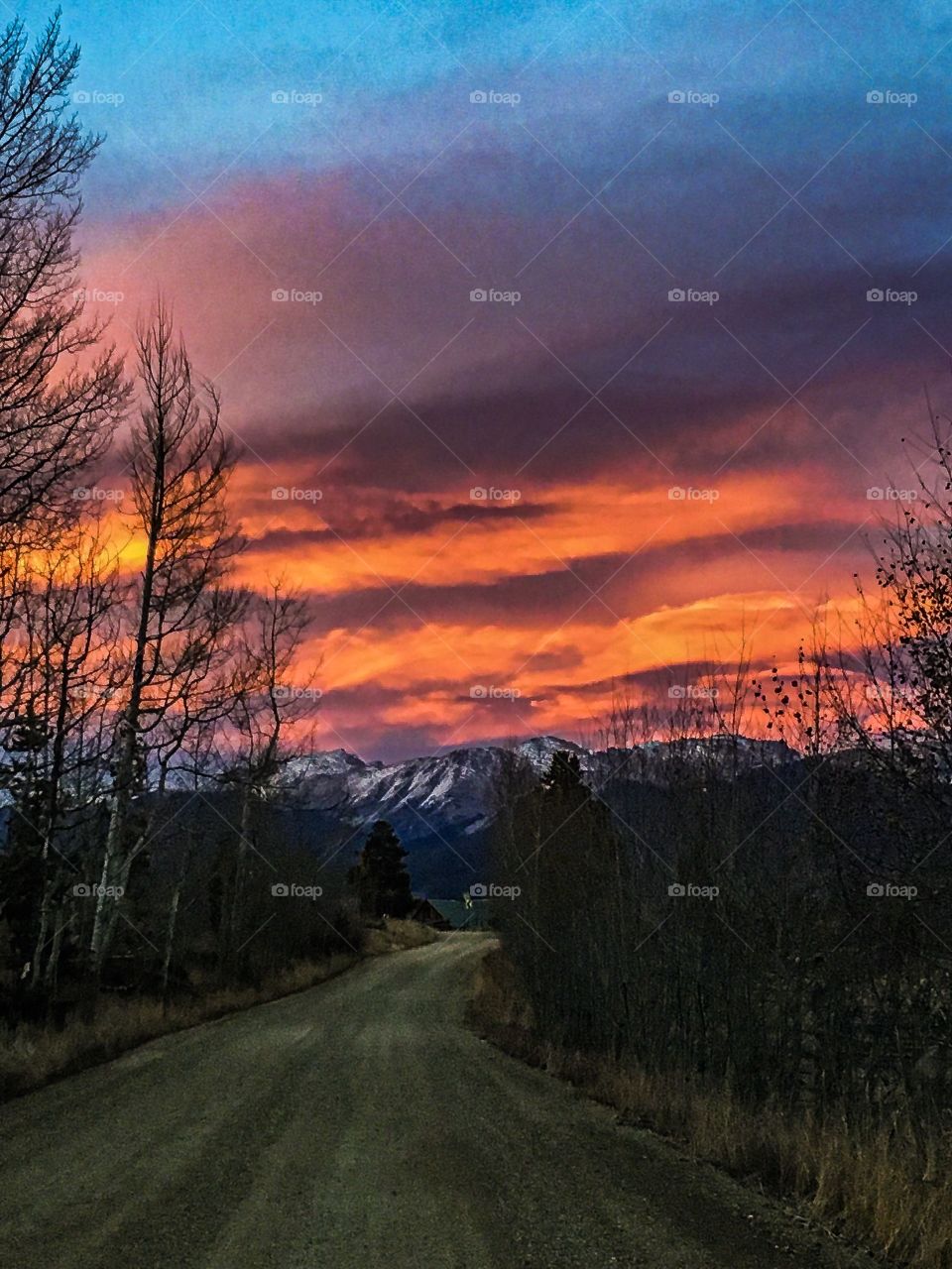 Country Road Sunset-a favorite pass time in our little mountain hometown is to drive the back roads and enjoy the scenery. It’s an activity which offers many great photo opportunities. 