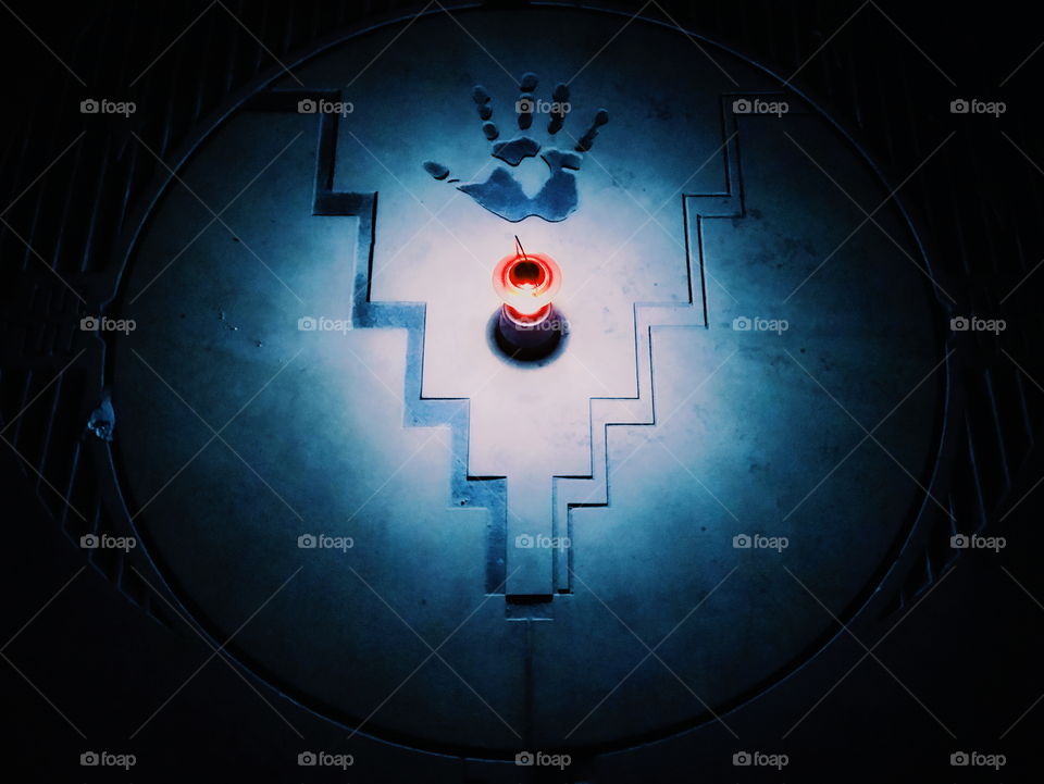 Native American Handprint