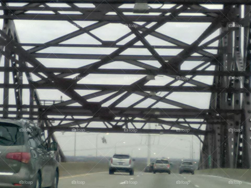 Bridge, Steel, Transportation System, Industry, Urban