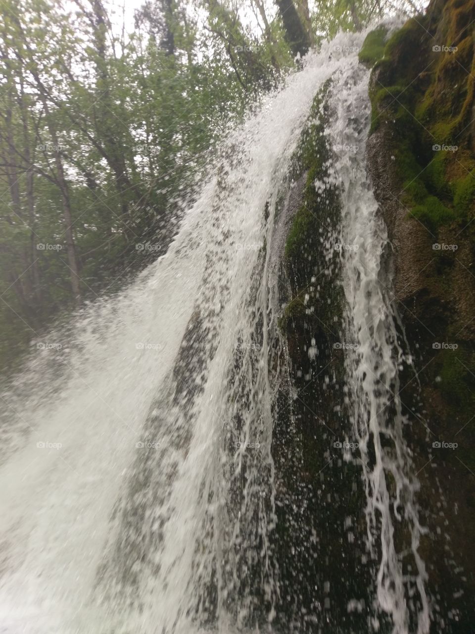 Waterfall on Tara river