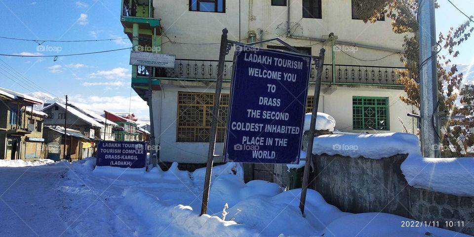 Dras Ladakh India the second coldest place in world