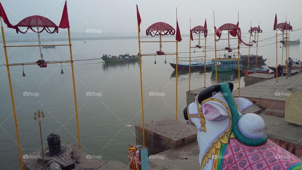 the great ganges river side