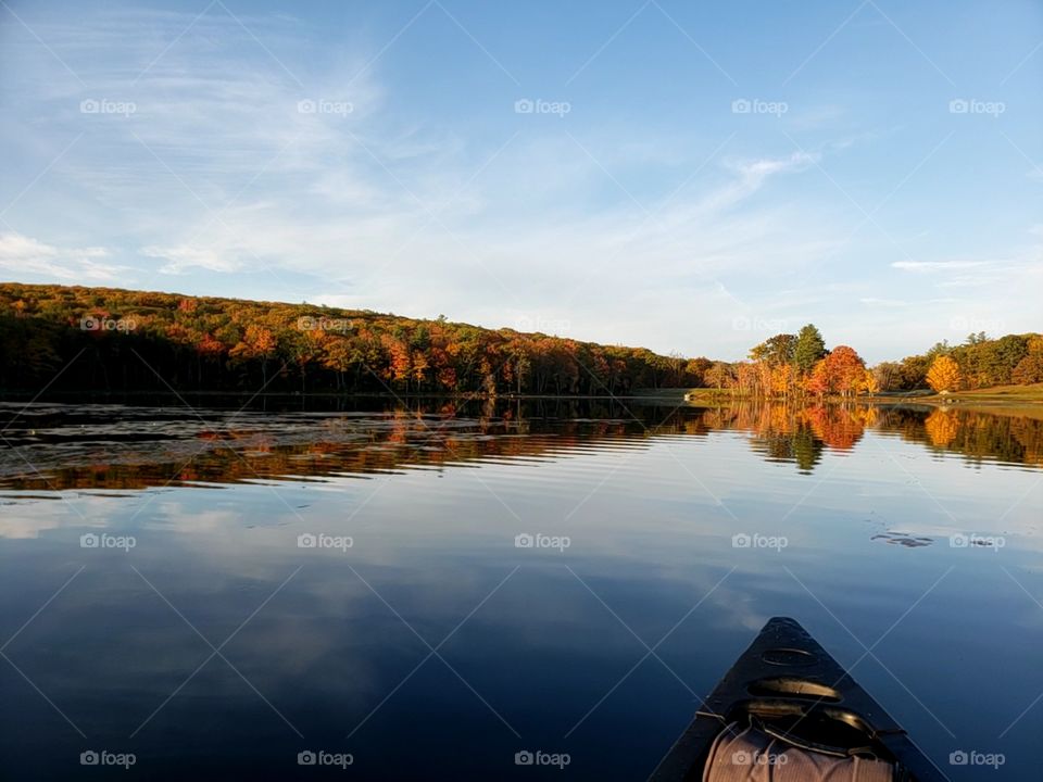 fall kayaking
