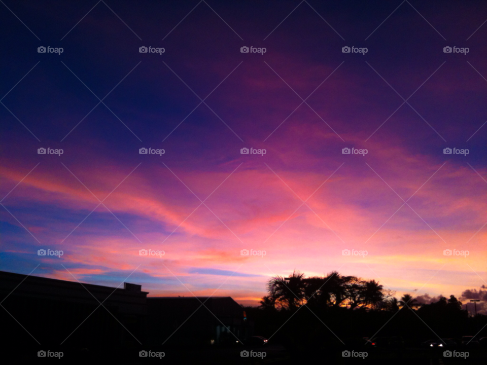 sky color sunset l.a. by PhotoSpect