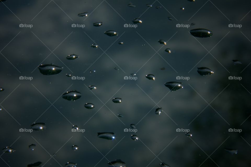 Droplets on dormer window