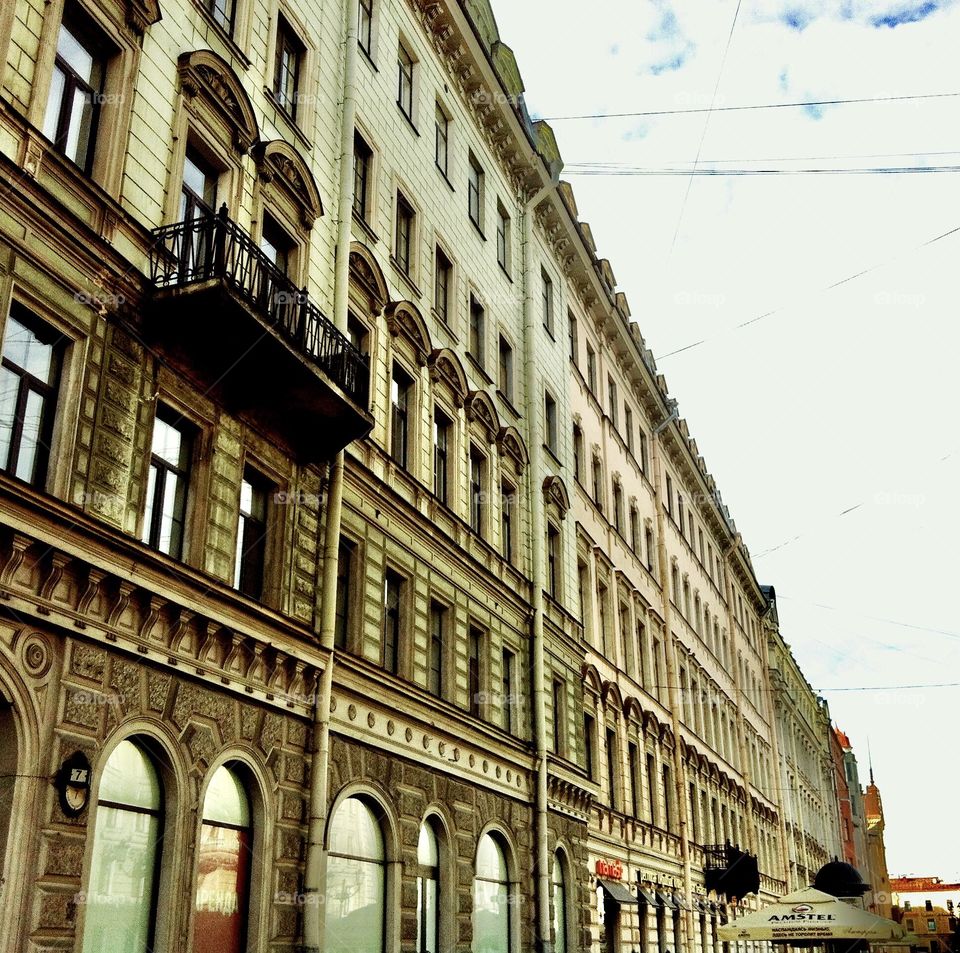 Some street of Saint-Petersburg