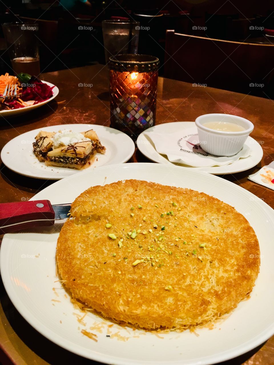 Kunife ams baklava for dinner 