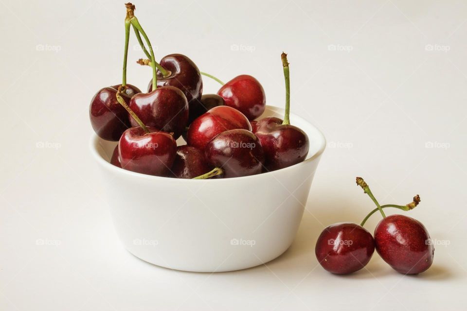 Red cherries 