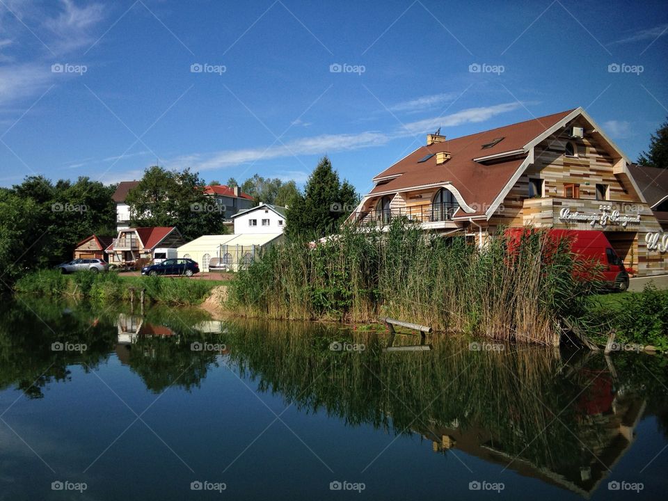 reflections on the lake