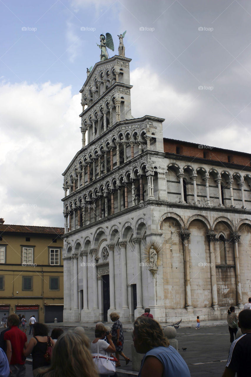 Lucca, Italy. Tourism in Italy